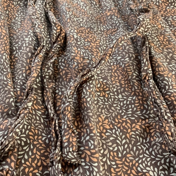 Aerie All Day Printed Smocked Mini Dress Size  Medium Tie Adjustable Straps - Picture 5 of 10